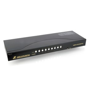 넥스트 8포트 USB2.0 HDMI KVm 스위치, NEXT-7008KVM, 1개