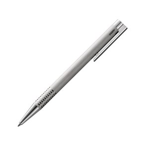 LAMY 로고 볼펜, 브러쉬드 스틸, 1개