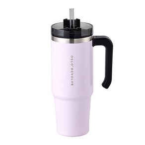 오슬로 리볼브 텀블러 핸들, 퍼플, 900ml, 1개