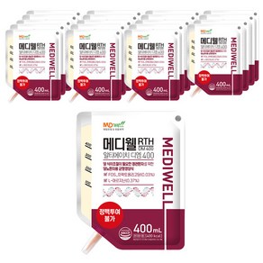 엠디웰 메디웰 RTH DM 영양액주입 세트, 400ml, 20개