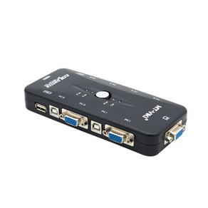 컴스 USB KVM 4대 1 스위치, TB046, 1개