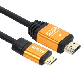 저스트링크 MINI HDMI 메탈 케이블 JUSTLINK-MINI-H2 골드