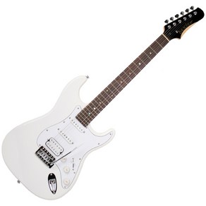 dexteGUITARS D 240 일렉 기타 + 구성품 11종, WH, 1개