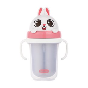 에디슨 프렌즈 흘림방지 입체 빨대컵 2 300ml