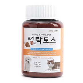 도그데이즈 반려동물 프리락토스 영양제, 장건강/유산균, 60g, 1개