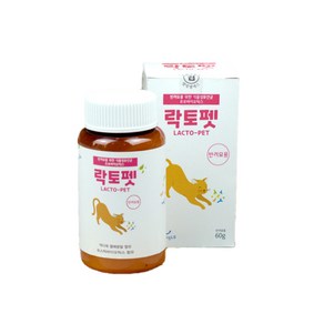 락토펫 고양이 영양제, 장건강/유산균, 60g, 1개