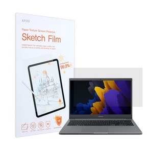 파인피아 종이질감 액정보호필름 삼성 NT550XDA NT550XDZ, 1개
