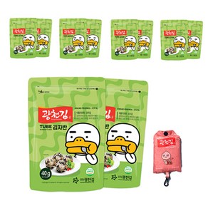 광천김 카카오프렌즈 김자반 40g x 10p + 장바구니 랜덤발송