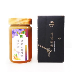 자연애보감 생강도라지꿀 트라이탄, 700g, 1개