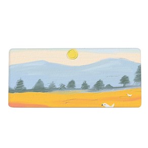 소프트사무 마우스장패드 90 x 40 x 0.3 cm, 노을, 1개