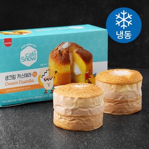 삼립 카페스노우 생크림카스테라 2개입 (냉동), 190g, 1개