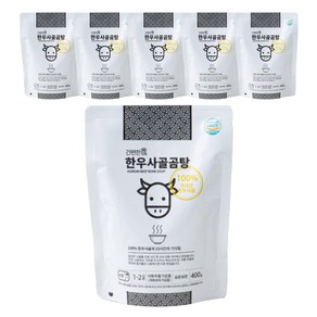 간편한식 한우사골곰탕, 400g, 6개