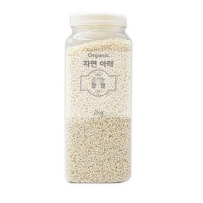 자연아래 유기농 찹쌀 PET, 2kg, 1개