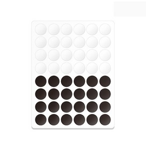 자석나라 놀이 바둑알 도형자석퍼즐 화이트 블랙, 1세트, 48피스