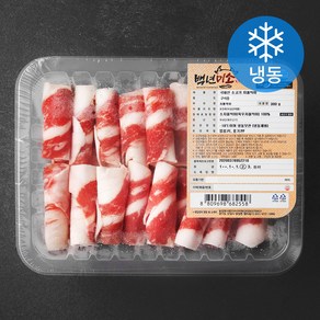 백년미소 국내산 소고기 차돌박이 2등급 구이용 (냉동), 300g, 1개