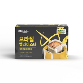 맥널티 브라질 벨라비스타 핸드드립 원두커피, 8g, 24개입, 1개