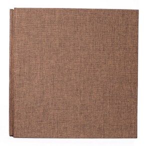 스타 심플 컬러 포토 앨범 28 x 27 cm, 브라운(커버), 블랙(내지), 30매