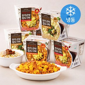 오쿡 한끼 곤약 컵도시락 치킨간장계란 230g + 매콤낙지 230g + 불닭갈비 230g 3종 세트(냉동), 2세트