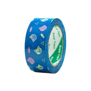 에이러블 포장용 박스테이프 45mm x 100m B0210, 8 베어블루, 1개