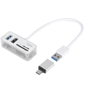 유니콘 A타입 C타입 겸용 USB 3.0 허브 멀티포트 카드리더기