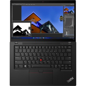 레노버 2022 씽크패드 L14 AMD G3 14 라이젠7 Po 라이젠 5000 시리즈, Black, 256GB, 8GB, Fee DOS, 21C5S00300