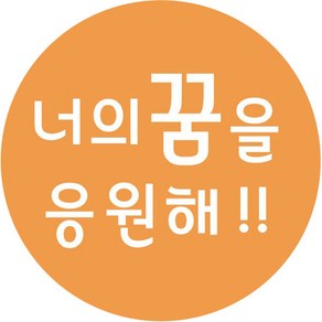 단비나인 포장데코 스티커 너의 꿈을 응원해