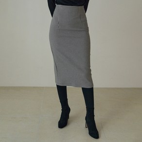 리올그 DRO SHEPHERD CHECK BACK SLIT SKIRT