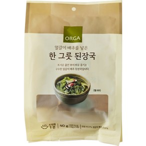 ORGA 한 그릇 된장국 5개입, 40g, 1개