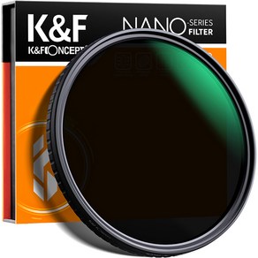 케이앤에프컨셉 NANO X Fade X자없는 가변필터 55mm, ND32-ND512