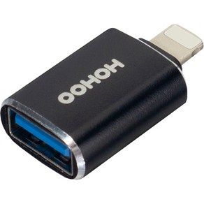 호후 아이폰 USB A to 라이트닝 OTG 변환 젠더 블랙 A2L