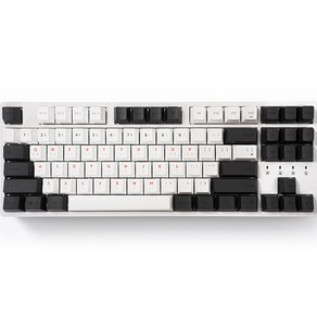 드루갓 토러스 K320KR 카일 투톤 유선 텐키리스 키보드, 스노우, Dugod 토러스 K320KR 텐키리스 투톤 키보드, 저소음 적축