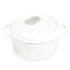 리큅 인덕션 더치오븐 무쇠냄비 LPI-22, 22cm, 화이트, 1개