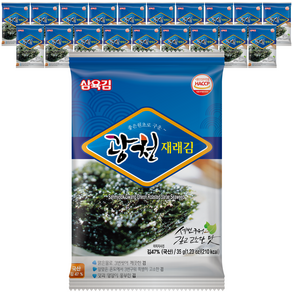 삼육김 광천 재래김, 35g, 20개