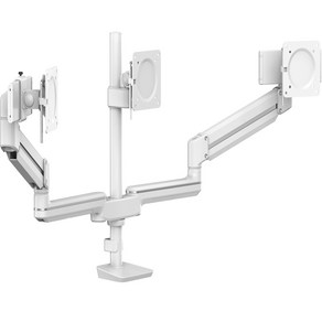 펠로우즈 탈로 Modula 3FMS 모니터암 + 클렘프 + 그로밋 셋트, 화이트, 1세트