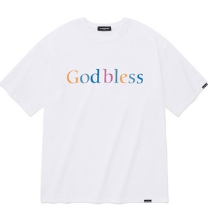 세인트페인 여성용 GODBLESS COLOR LOGO T SHIRTS