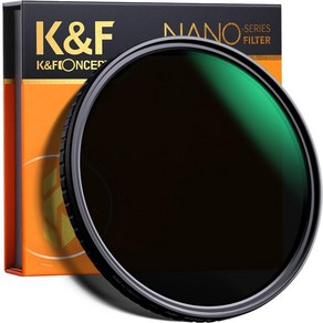 케이앤에프컨셉 NANO-X Vaiable 가변필터 8K AGC Glass 43mm, ND2-ND32