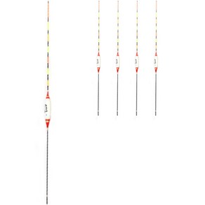 도도 싸파 동지 저수온찌 적 민물 낚시찌, 혼합색상, 5개