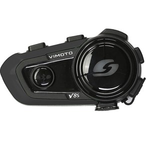 Vimoto 헬멧 전용 헤드셋 오토바이블루투스, V8s, 블랙