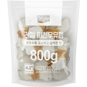 테비토퍼 강아지 리첼 우유껌 11.43cm 800g, 치킨, 1개