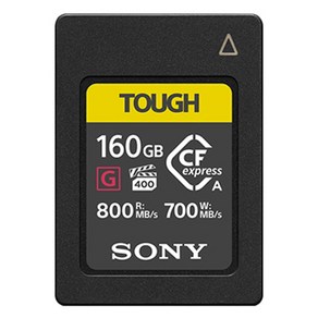 소니 CFexpess TOUGH Type A 메모리 카드 CEA-G160T, 160GB, 1개