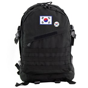 후아미 3D 밀리터리 백팩 45L + 태극기 패치 + 태극기 뱃지 세트