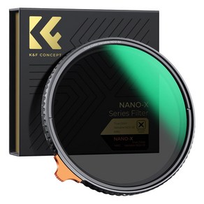 케이앤에프컨셉 NANO-X TRUE COLOR Variable 가변필터 8K AGC Glass 82mm