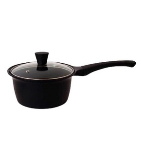 퀸센스 인덕션 세라믹 편수냄비, 18cm, 블랙, 1개