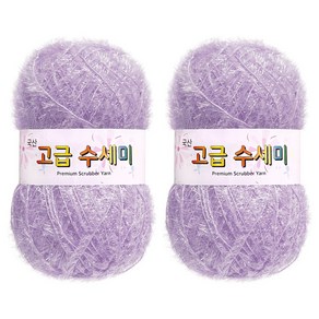 yana 고급 수세미 뜨개실 80g, 132파스텔보라, 2개