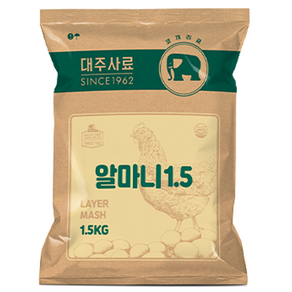 대주 알마니 산란계용 사료, 1.5kg, 1개