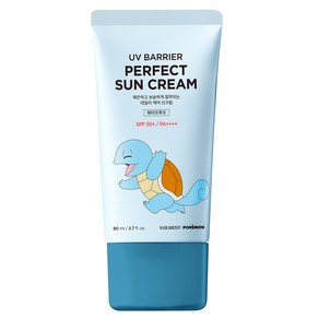 벨먼 포켓몬 UV 선크림 꼬부기 SPF50+ PA++++, 80ml, 1개