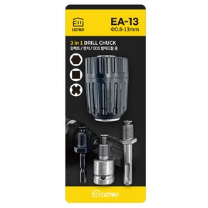 이지웨이 원터치 3IN1 드릴척 0.8~13mm EA-13