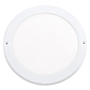 번개표 LED 엣지 슬림 원형 직부등 현관 20W 250mm, 화이트(직부등), 전구색(전구), 1개