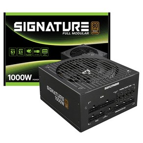 AONE 시그니처 1000W 80PLUS BRONZE 풀모듈러 PCIE 5.1 ATX 3.1