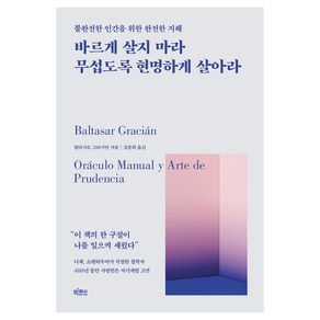 바르게 살지 마라 무섭도록 현명하게 살아라:불완전한 인간을 위한 완전한 지혜